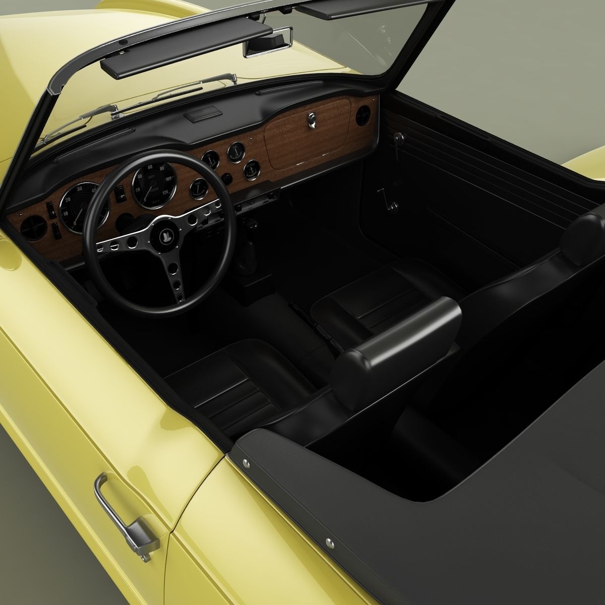 Triumph TR6 3D model_9