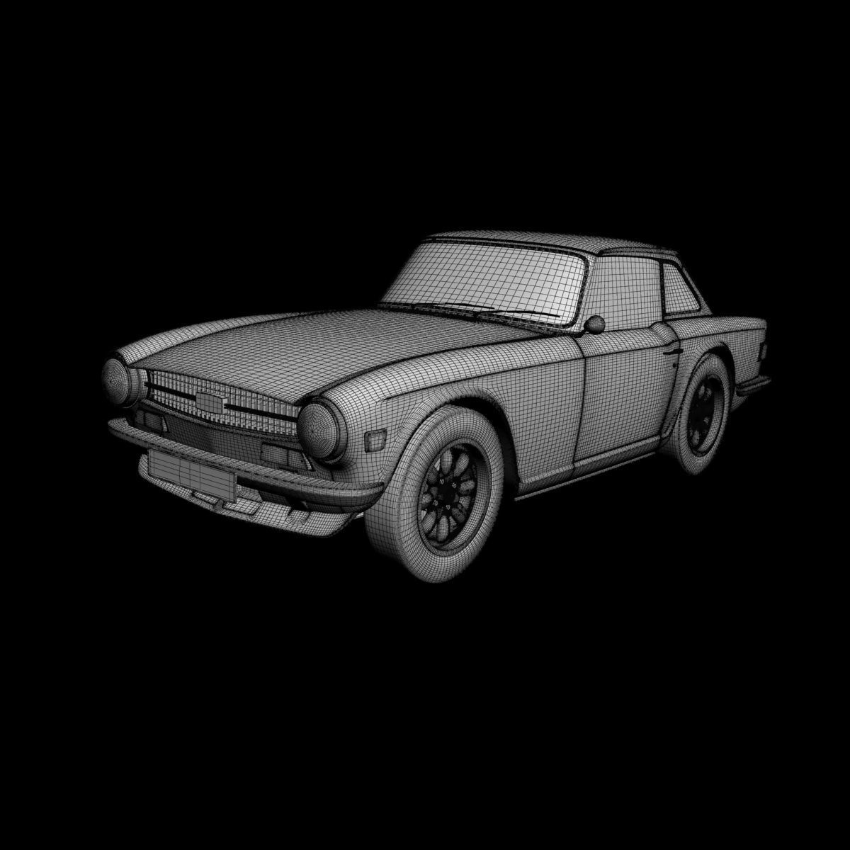 Triumph TR6 3D model_15