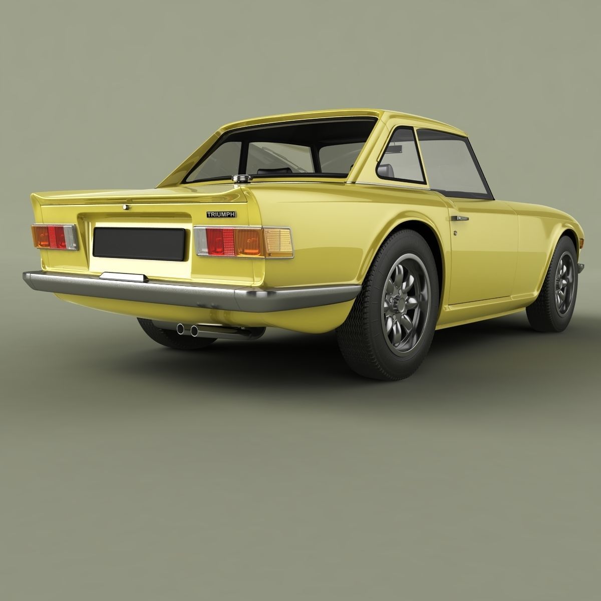 Triumph TR6 3D model_2