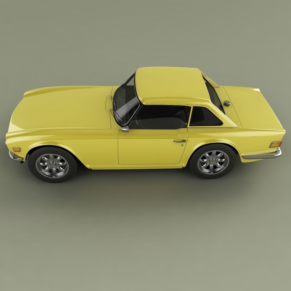 Triumph TR6 3D model_6