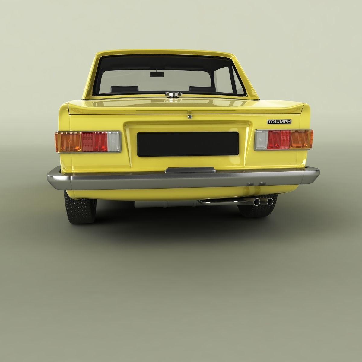 Triumph TR6 3D model_3
