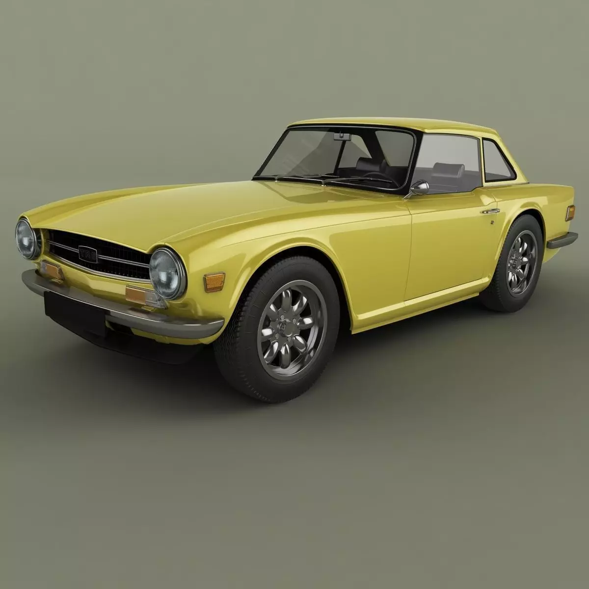 Triumph TR6 3D model_0
