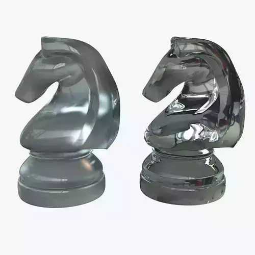 Knight Glass Set 3D model