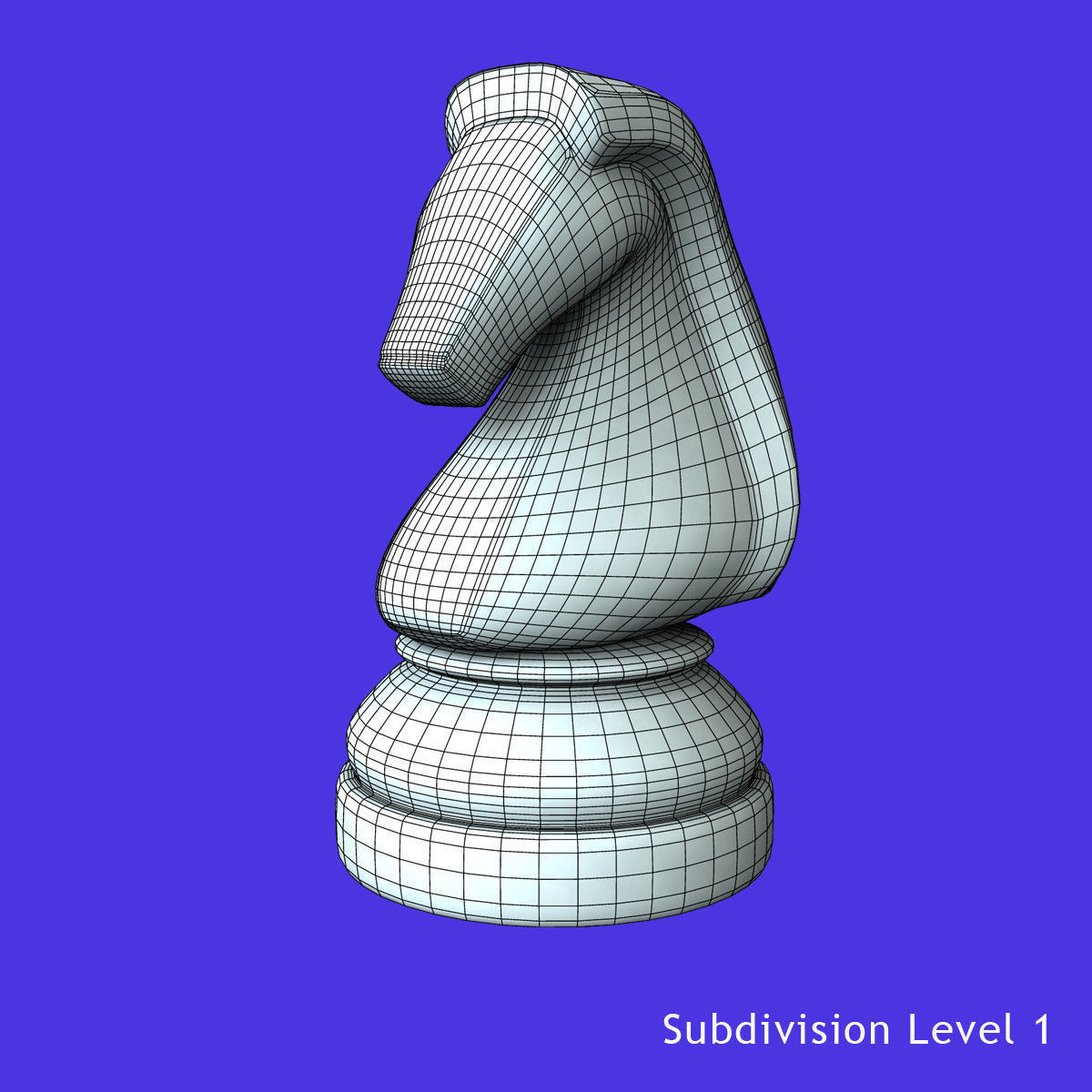 Knight Glass Set 3D model_11