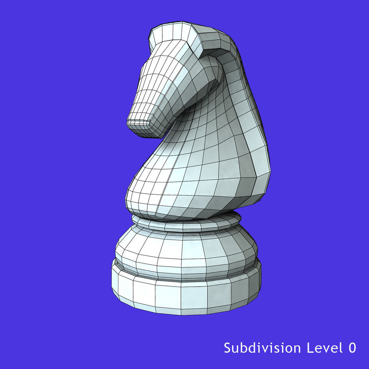 Knight Glass Set 3D model_10