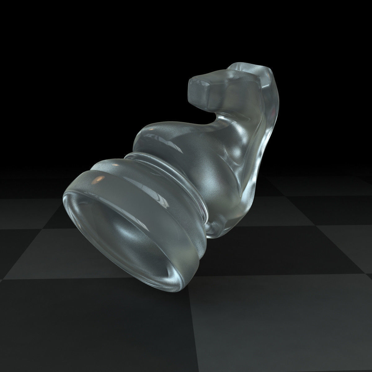 Knight Glass Set 3D model_5