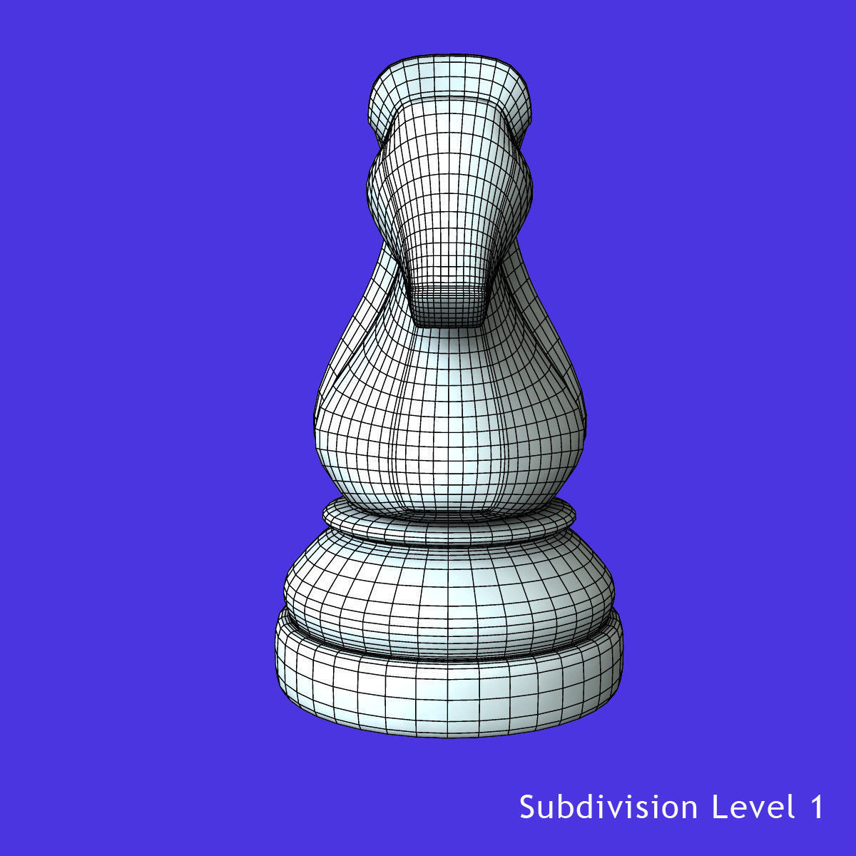 Knight Glass Set 3D model_13