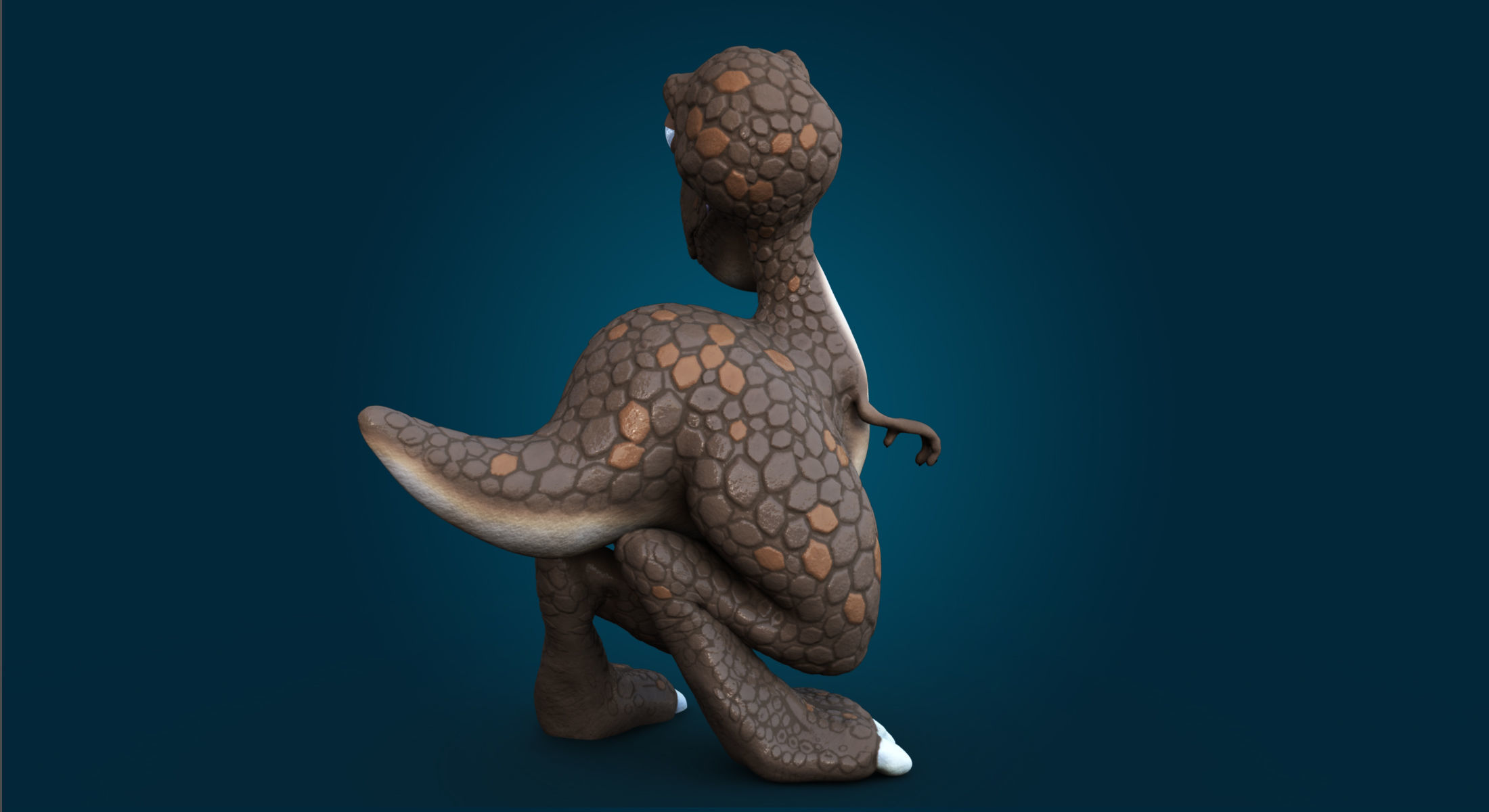 Larry Rigged 3D model_10