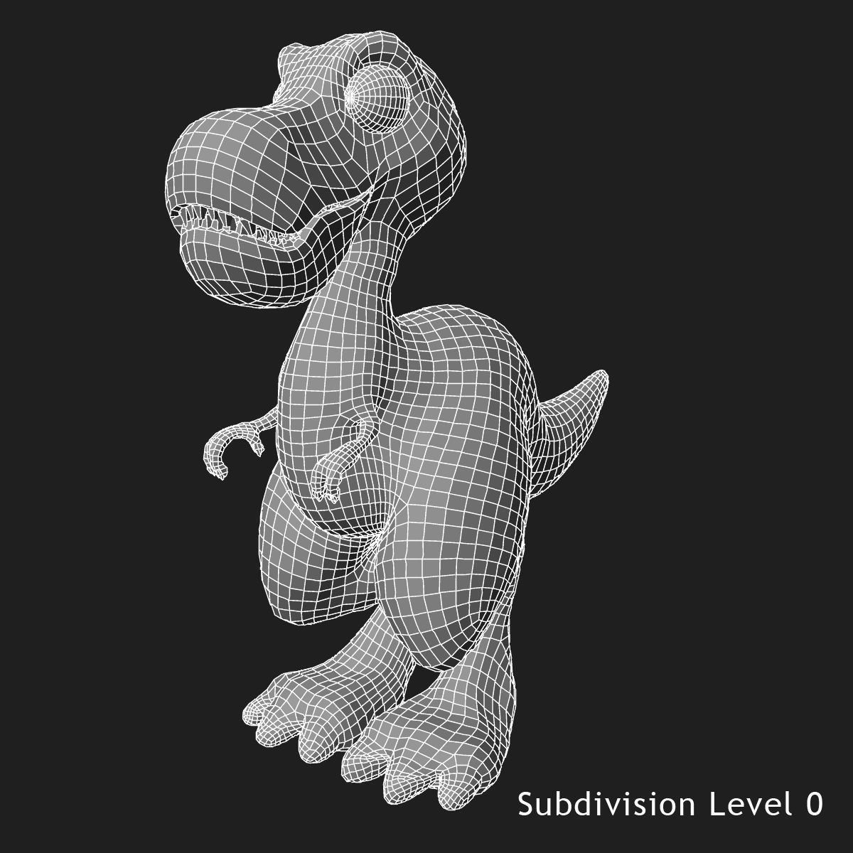 Larry Rigged 3D model_14