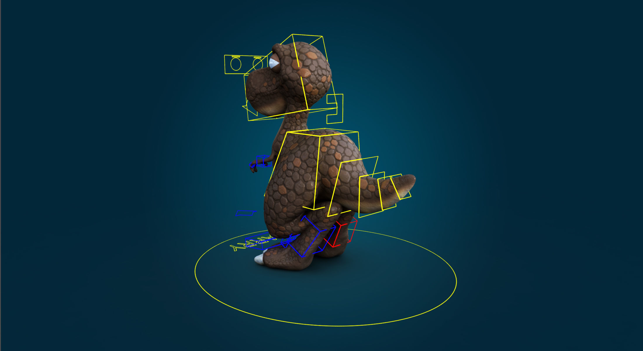 Larry Rigged 3D model_3