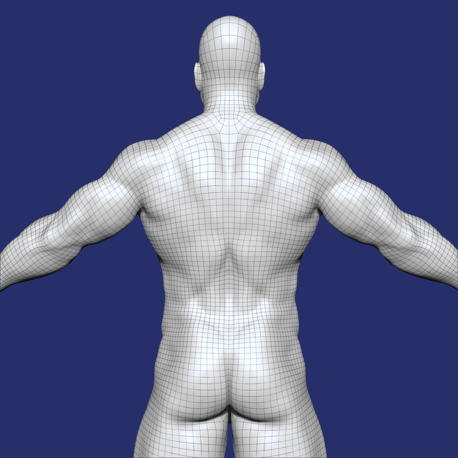 White Male Character 3D model_14