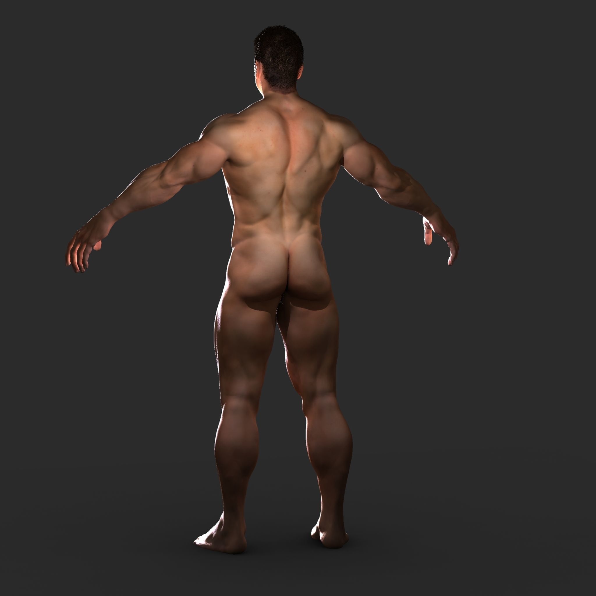 White Male Character 3D model_16