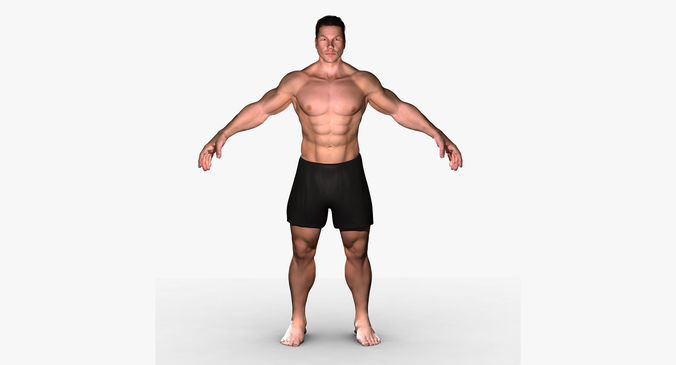 White Male Character 3D model