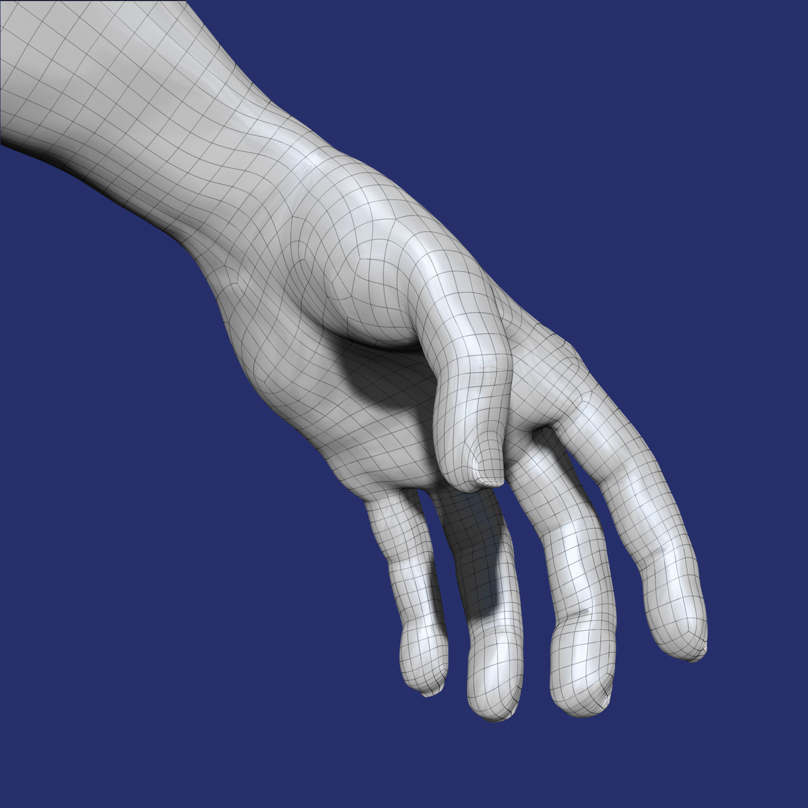 White Male Character 3D model_13