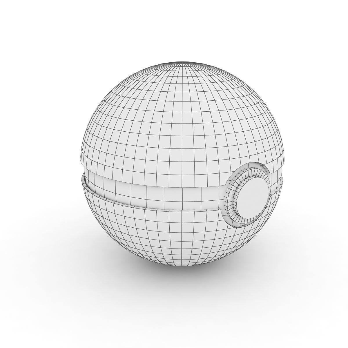 pokemon ball 3D model_5