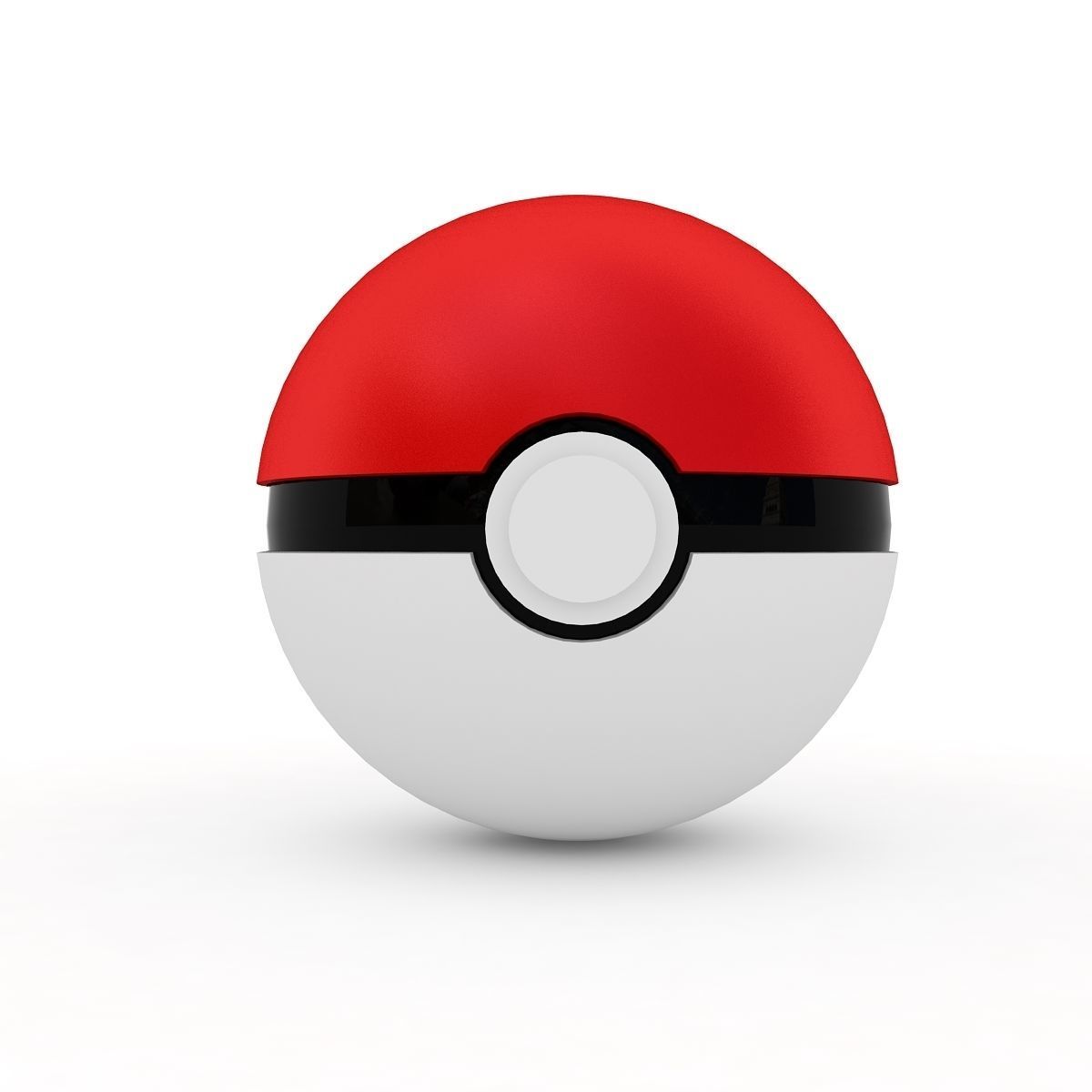 pokemon ball 3D model_2