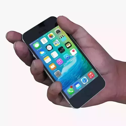 Hand Holding Smartphone