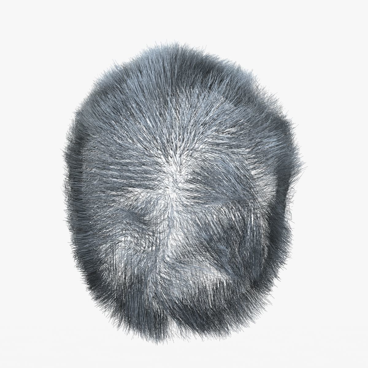 Male Hair 3D model_9