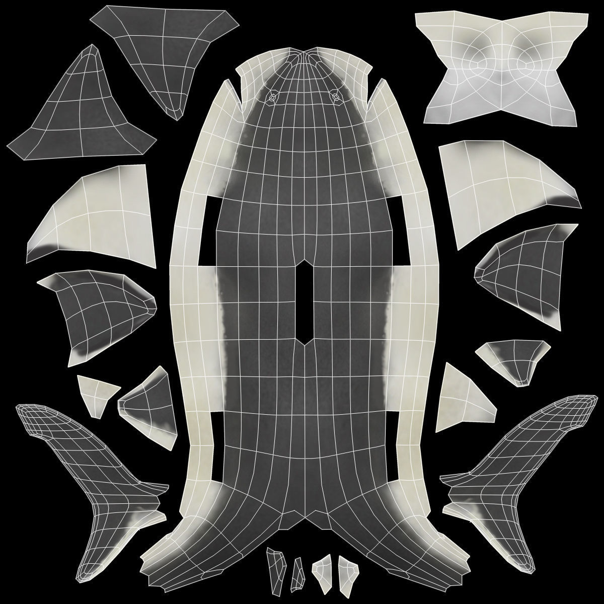 Great White Shark 3D model_14