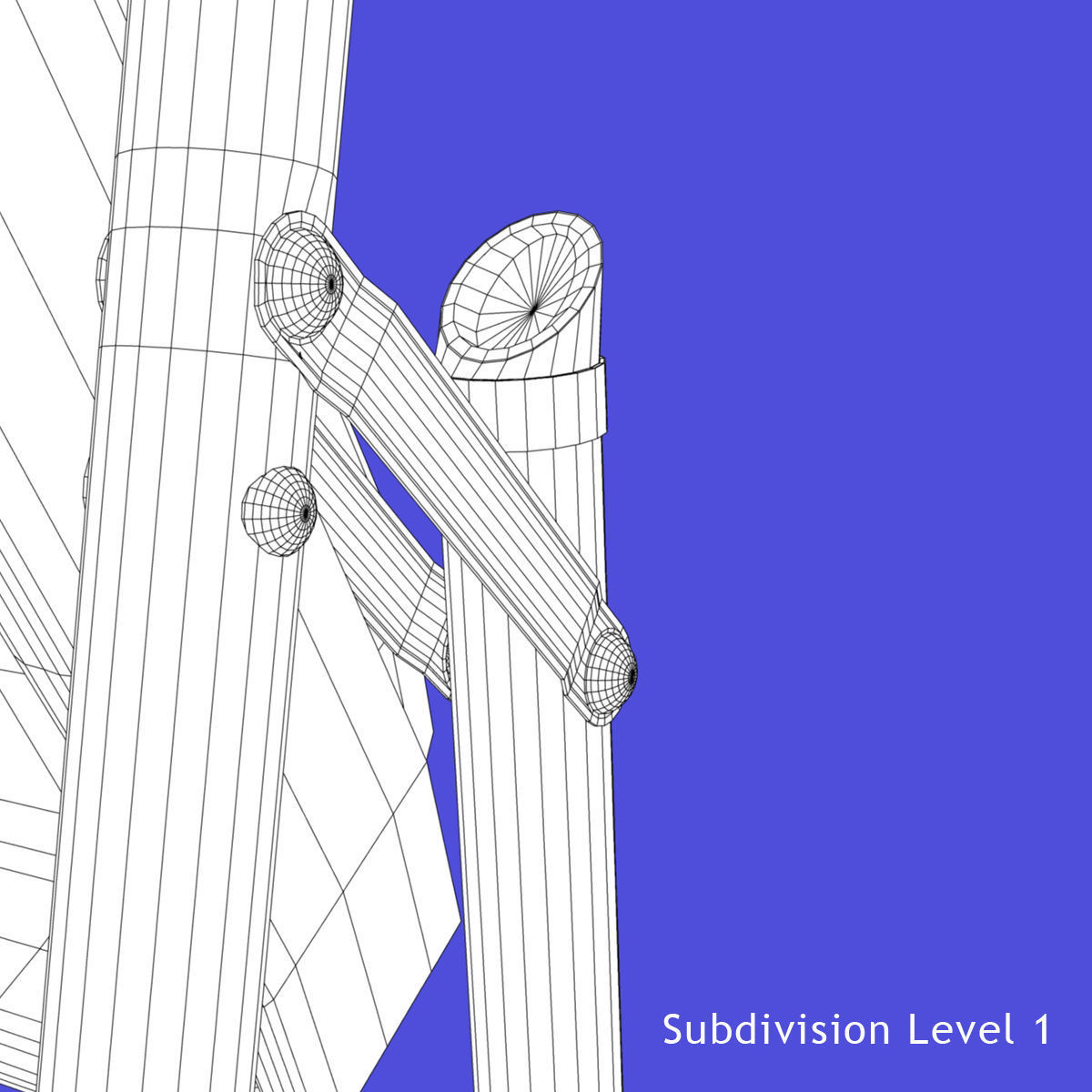 Folding Chair 3D model_9