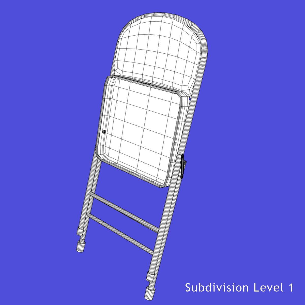 Folding Chair 3D model_8