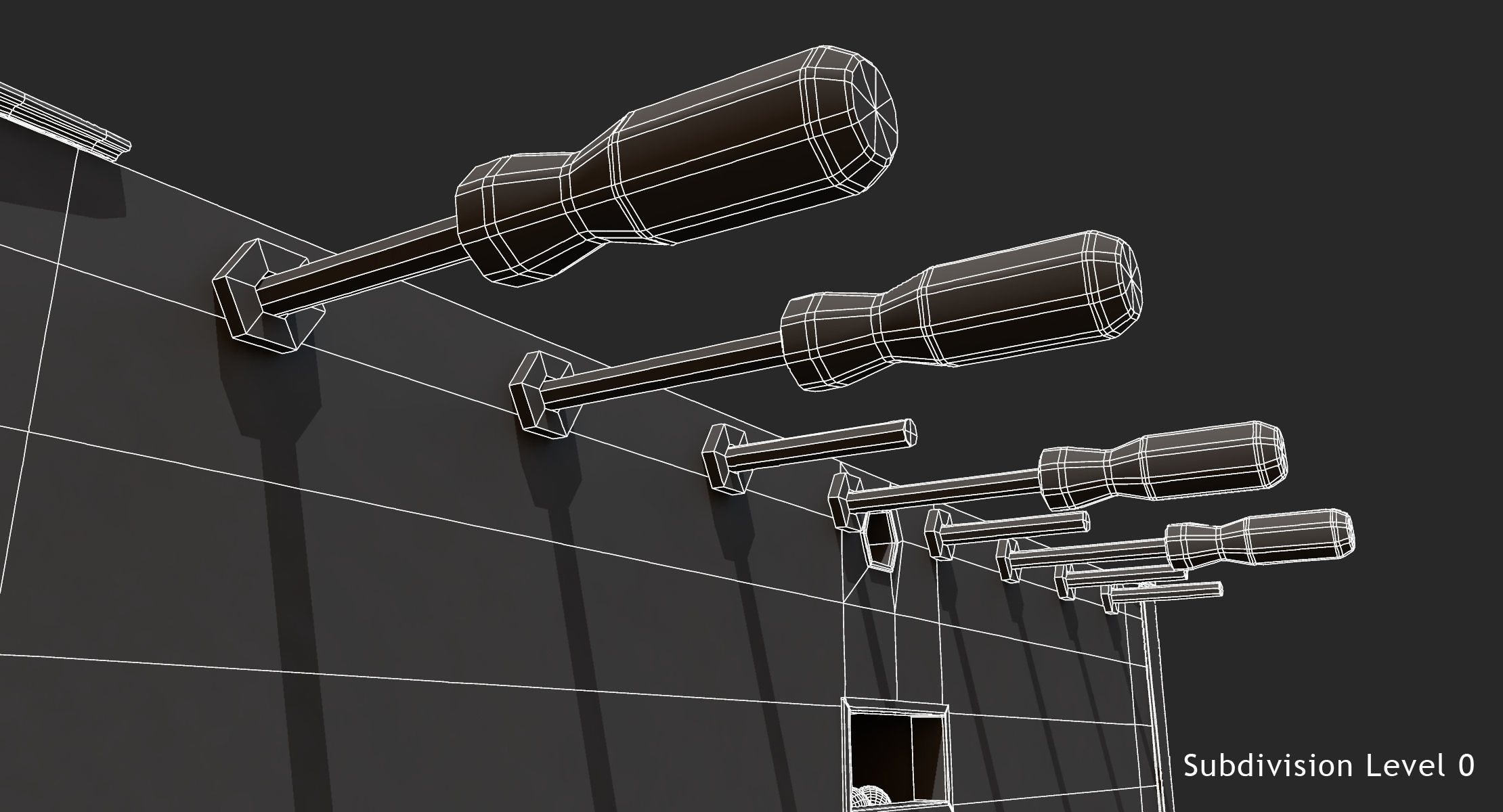 Foosball Table 3D model_11