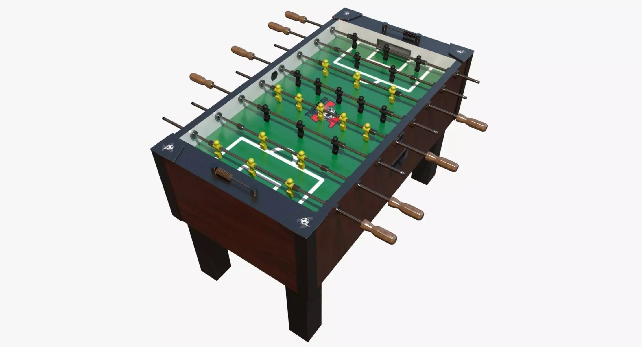 Foosball Table 3D model_0