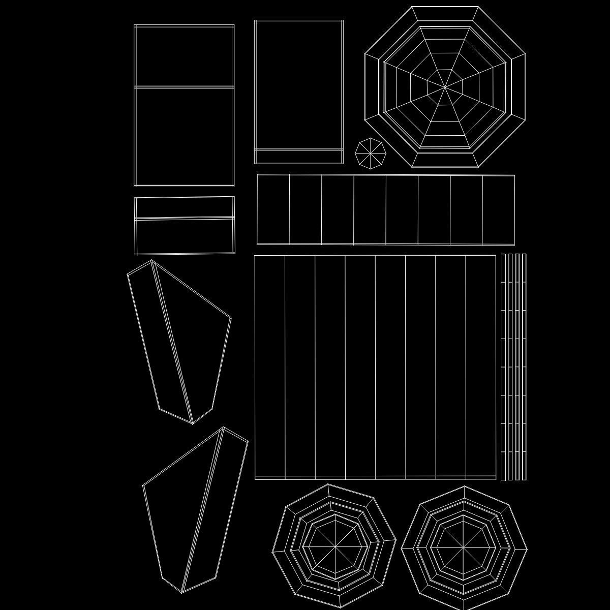 Foosball Table 3D model_9