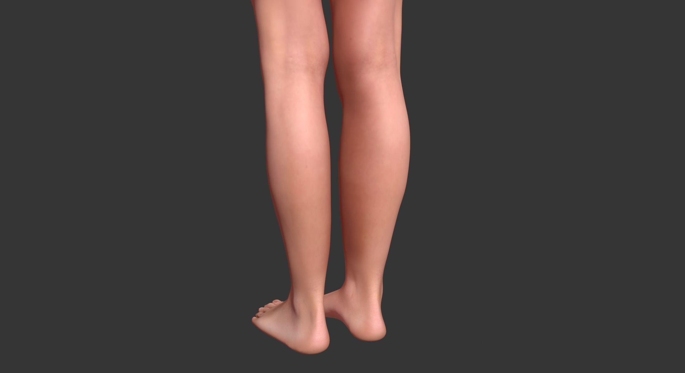 Female with Skeleton 3DSmax 3D model_14