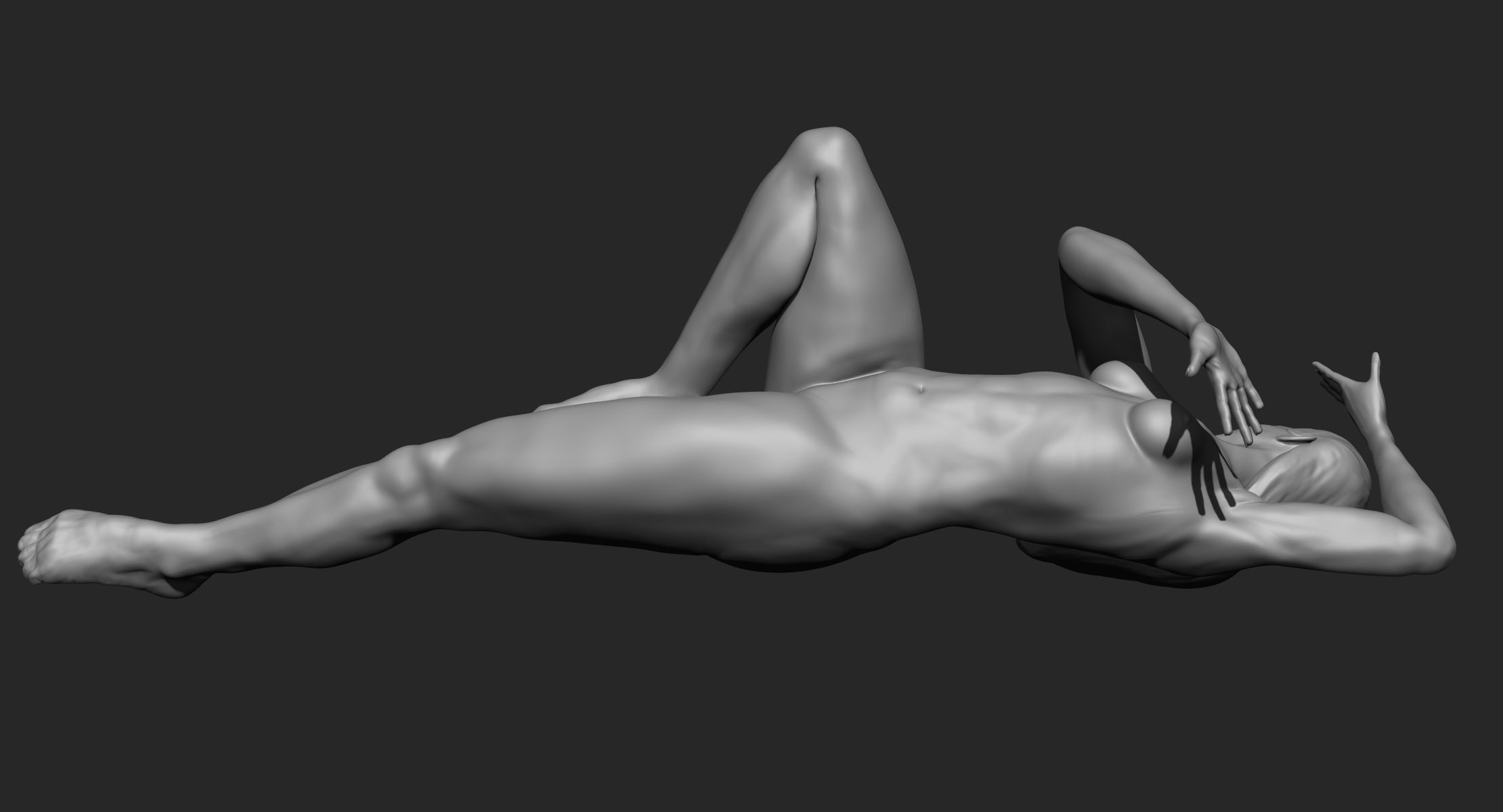 Female Dynamic Pose 3D model_14