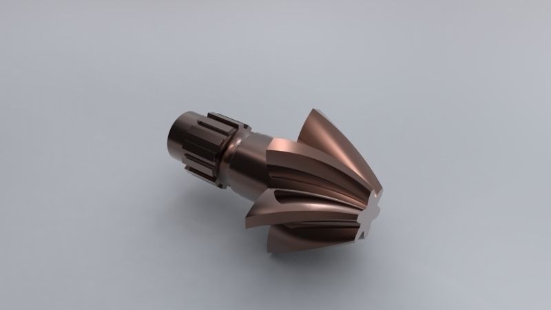 Tutorial Modeling a helical gear in Catia V5 Free 3D model_4