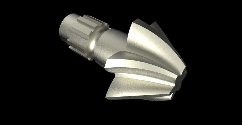 Tutorial Modeling a helical gear in Catia V5 Free 3D model_5