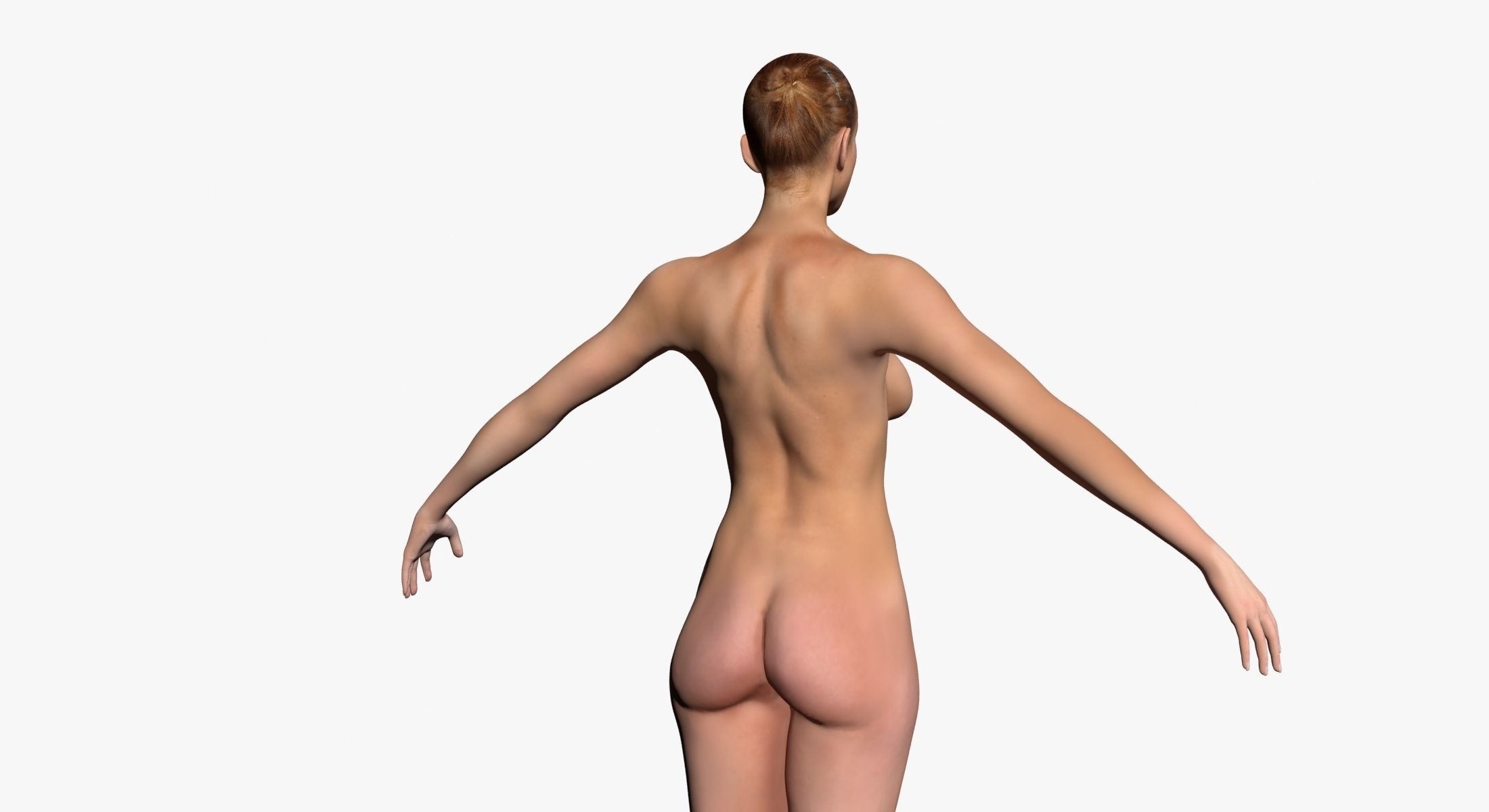 Full Female Body Anatomy 3DSmax 3D model_21