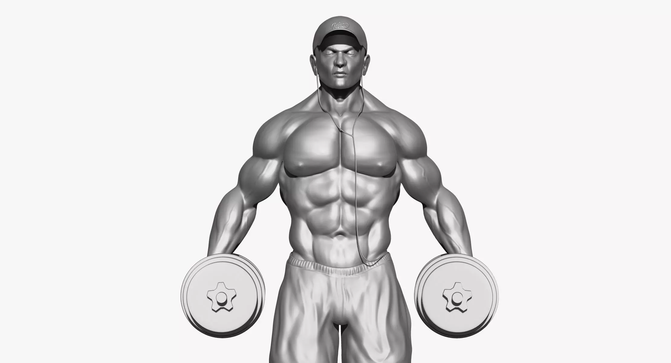 Body Builder 3D model 3D model