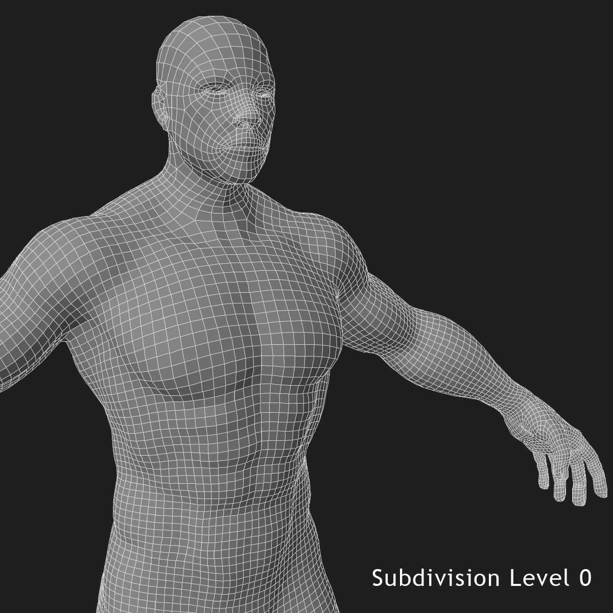 Muscular African American Male With Full Body Skeleton 3D model_17