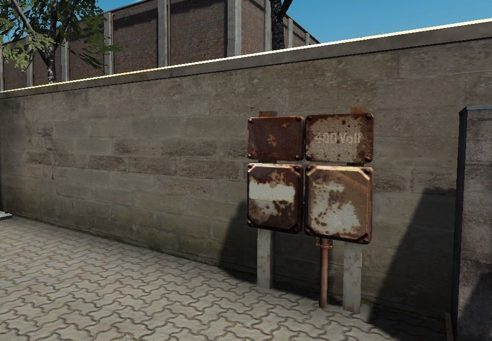 Power supply props collection Low-poly 3D model_10