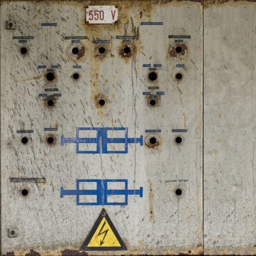 Power supply props collection Low-poly 3D model_17