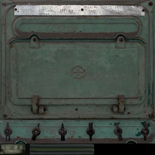 Power supply props collection Low-poly 3D model_16