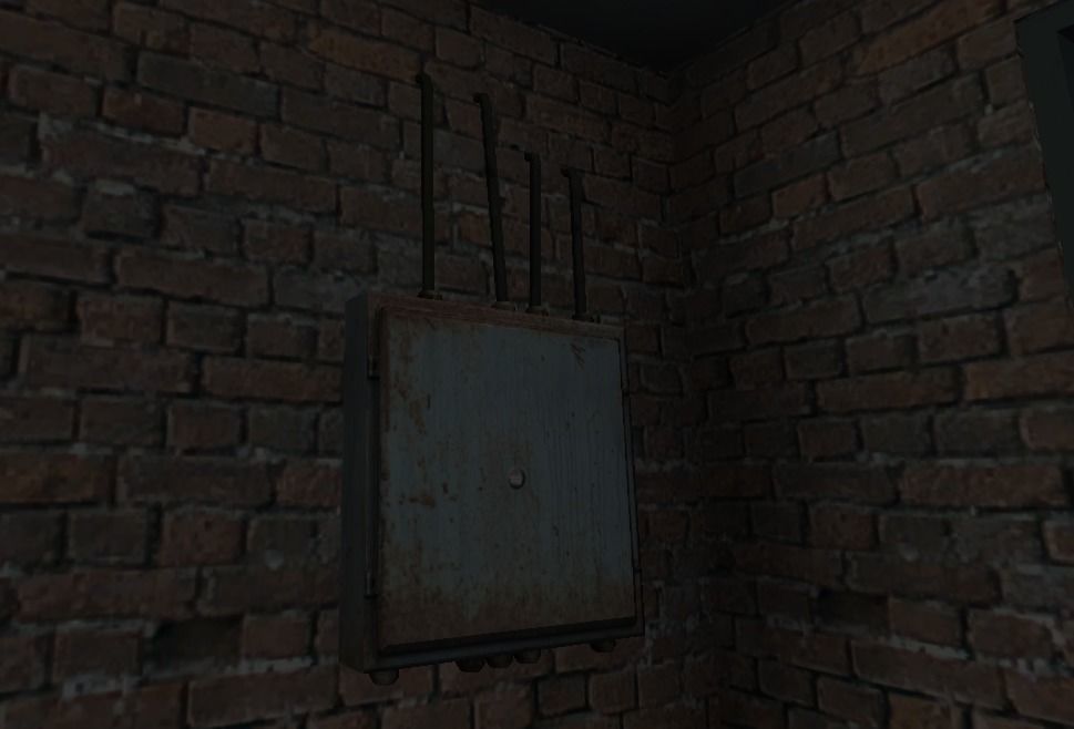 Power supply props collection Low-poly 3D model_8