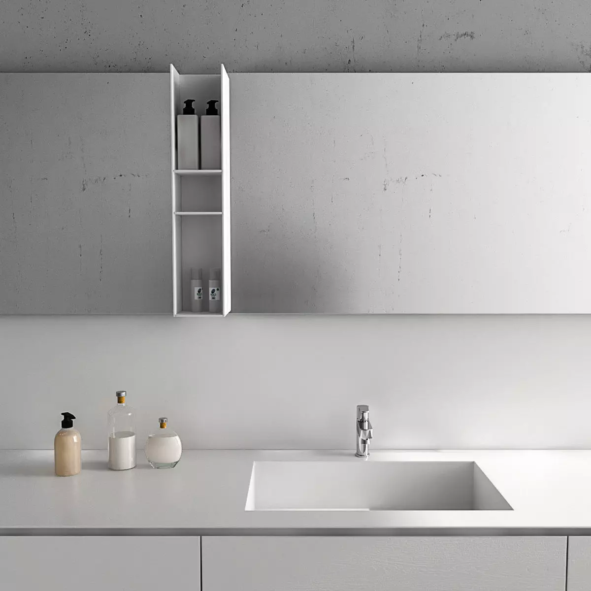 Bathroom furniture set Arcom Escape 2   3D model_0