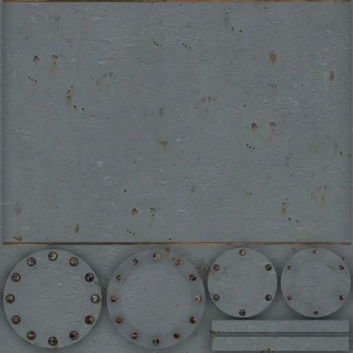 Pipe construction set Low-poly 3D model_17