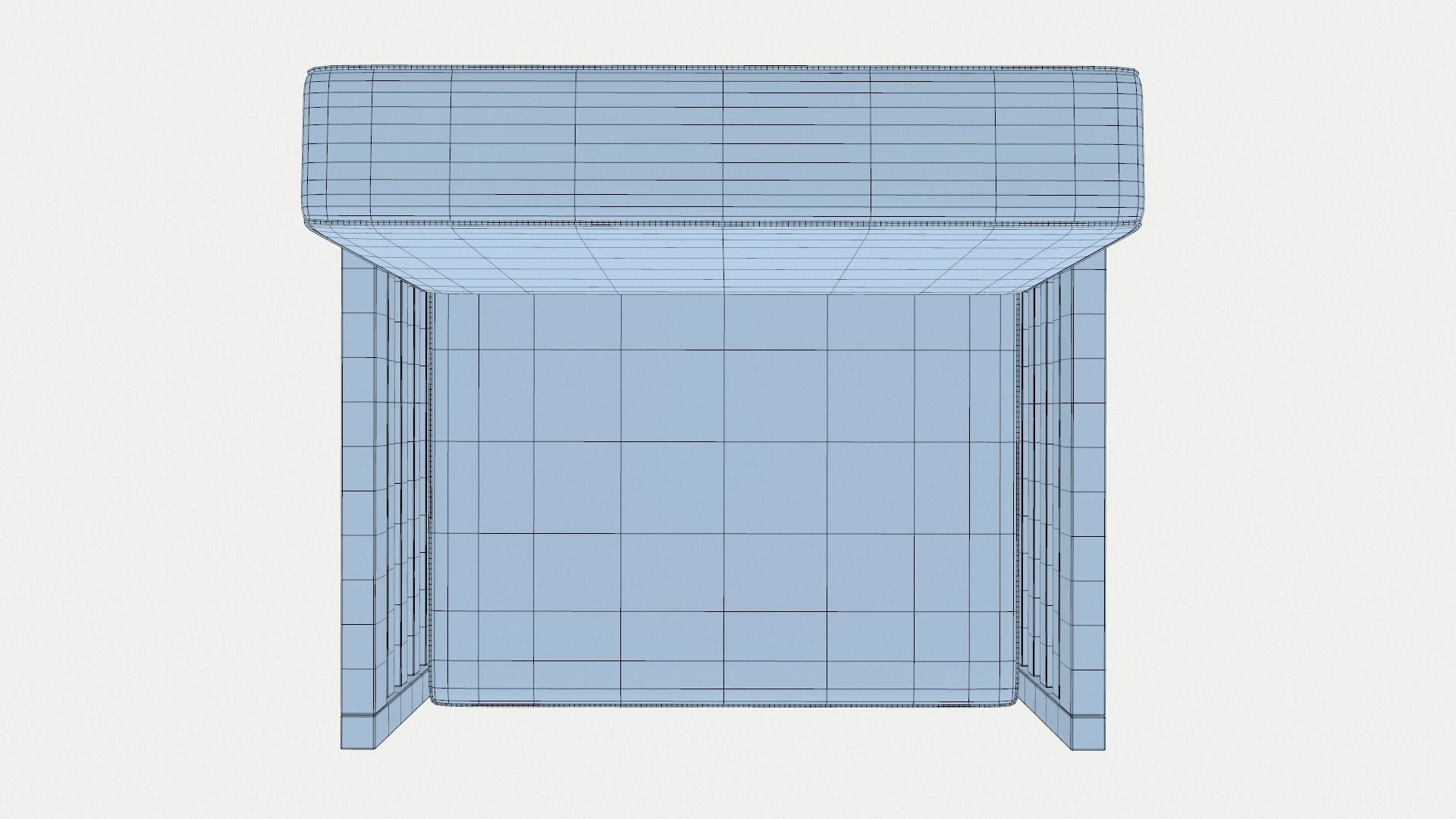 Antique Outdoor Chair 3D model_9