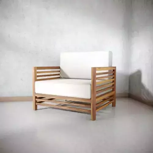Antique Outdoor Chair 3D model