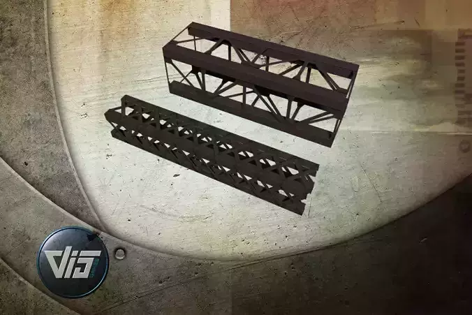 Beam and truss construction set