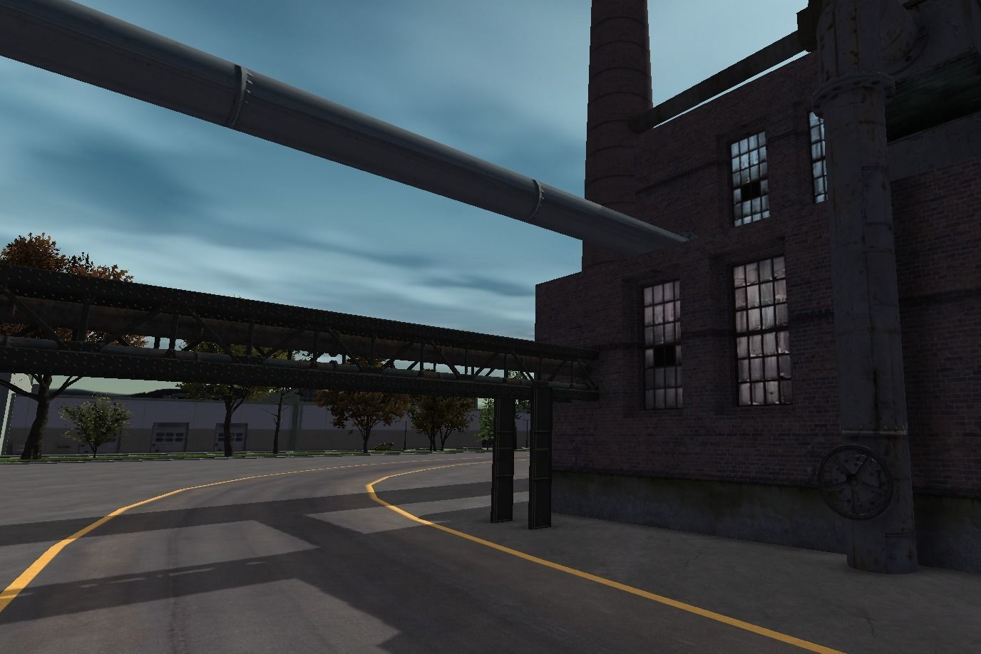 Beam and truss construction set Low-poly 3D model_4