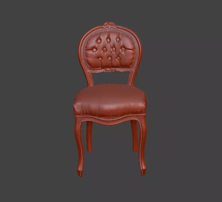 Baroque chair 3D print model