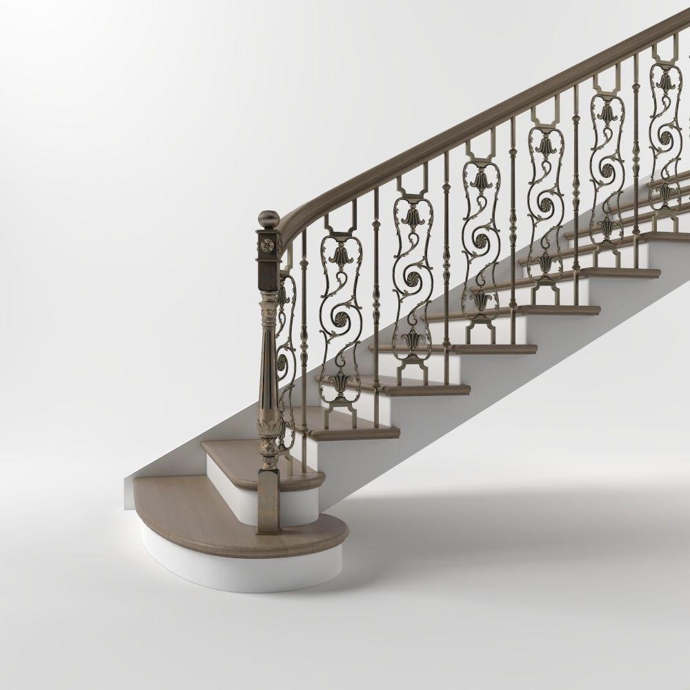 interior stairs 3D model_3