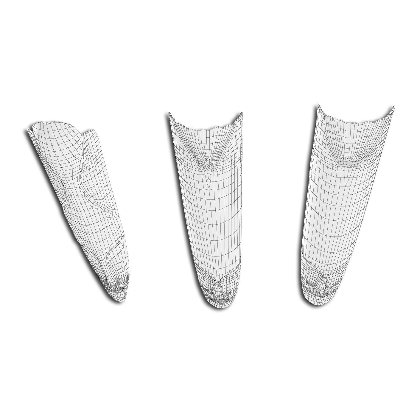 African mask 3D model_3