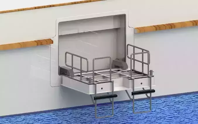 Hydraulic Swimming Platform