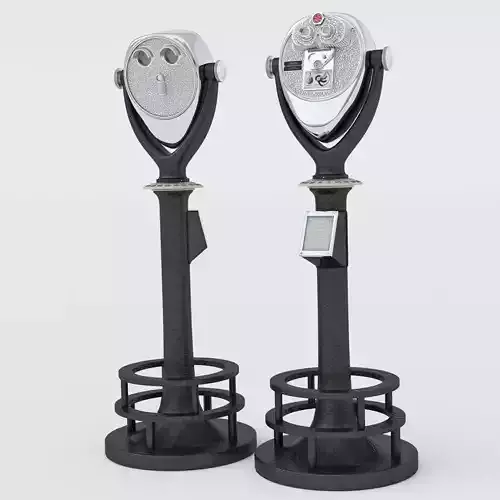 Coin Operated Telescope 3D model